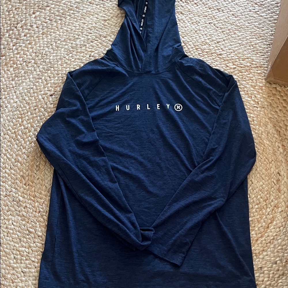 Hurley Dark Blue Long Sleeve Hoodie